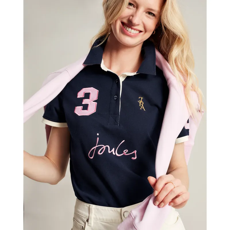 Joules Beaufort Polo Shirt - French Navy-2